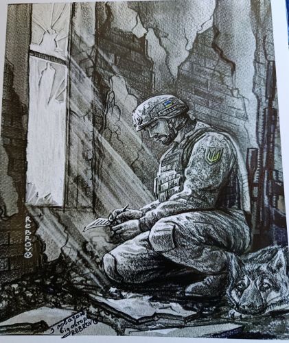 Il soldato che scrive - V. Rebrov