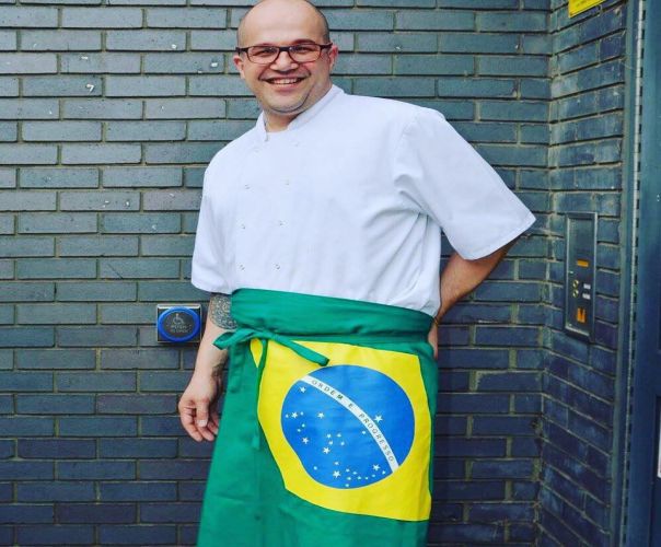 Flavio Amaral chef of the kitchen Brazilian embassy in London