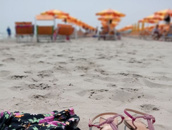 #Cervia Tramonto in #salina #barcaelettrica